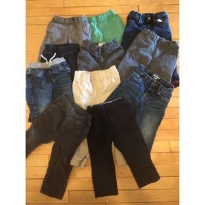 Lot (11) of toddler boys pants (various brands) 👖